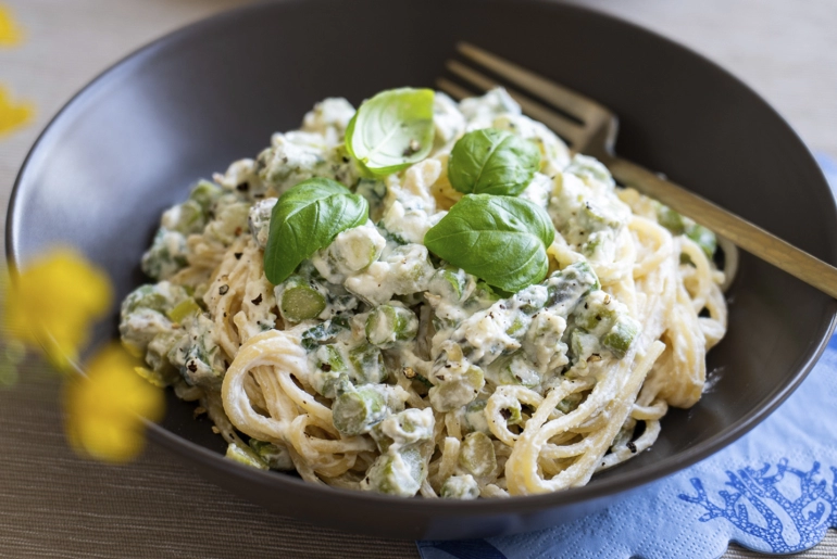 Spárgás-citromos spagetti