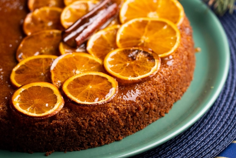 Mandulás narancstorta
