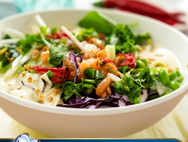 Lazacos poke bowl házi majonézzel