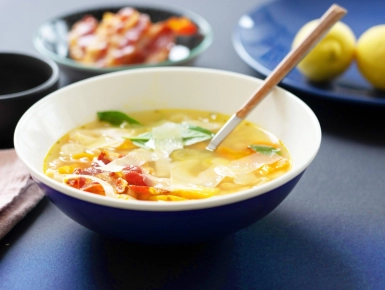 Citromos fehérbableves parmezánnal