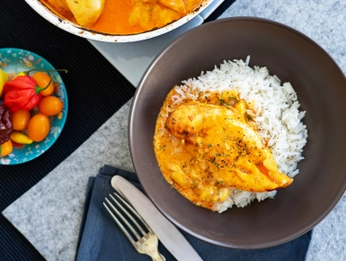 Rakott sajtos-tejszínes tepsis csirke