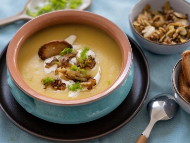 Édesköményes krumplileves