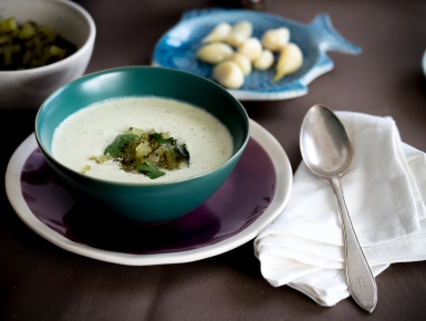 Kovászos uborkakrémleves