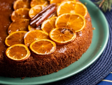 Mandulás narancstorta