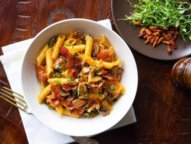 Penne Boscaiola - Favágók tésztája